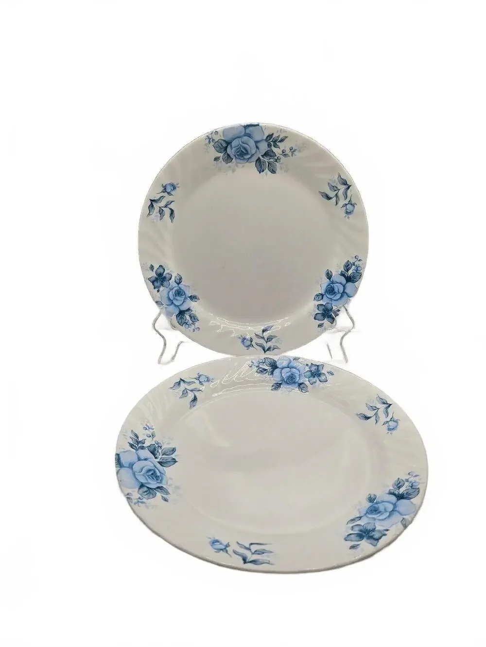Corelle Blue velvet Rose Floral 10.25